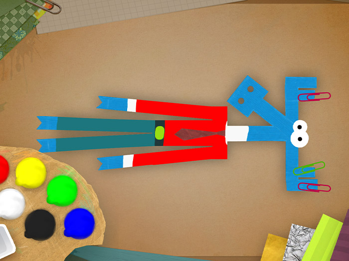 Screenshots from the game Paper Tales